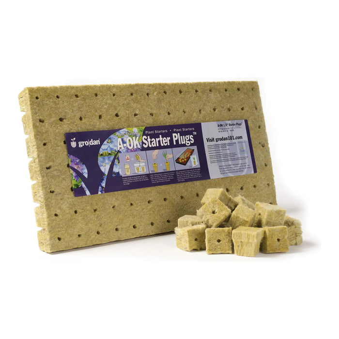 Grodan A-OK Starter Plugs, 1.5" - 98 per Sheet