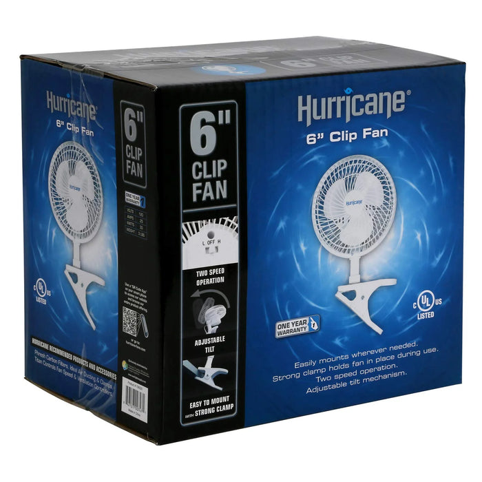 Hurricane 6 Inch Clip Fan