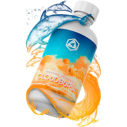 Abstrax CLOUDBURSTSERIES Orange Tsunami
