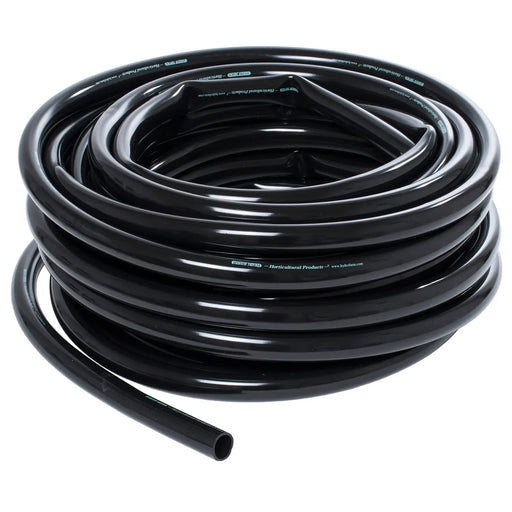 Black Tubing Vinyl -- 1 inch ID, 1.25 inch OD -- 100' Roll - HydroPros