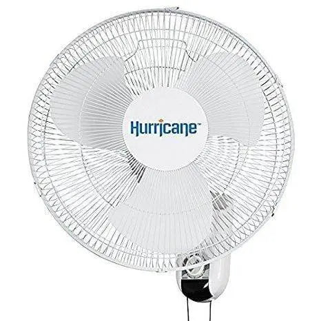 Hurricane Classic 16-Inch Wall Mount Oscillating Fan - HydroPros