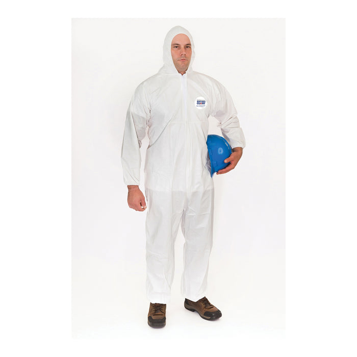 MicroGuard MP® (8015) Microporous Coverall, Hood, Elastic Wrist & Ankle - HydroPros