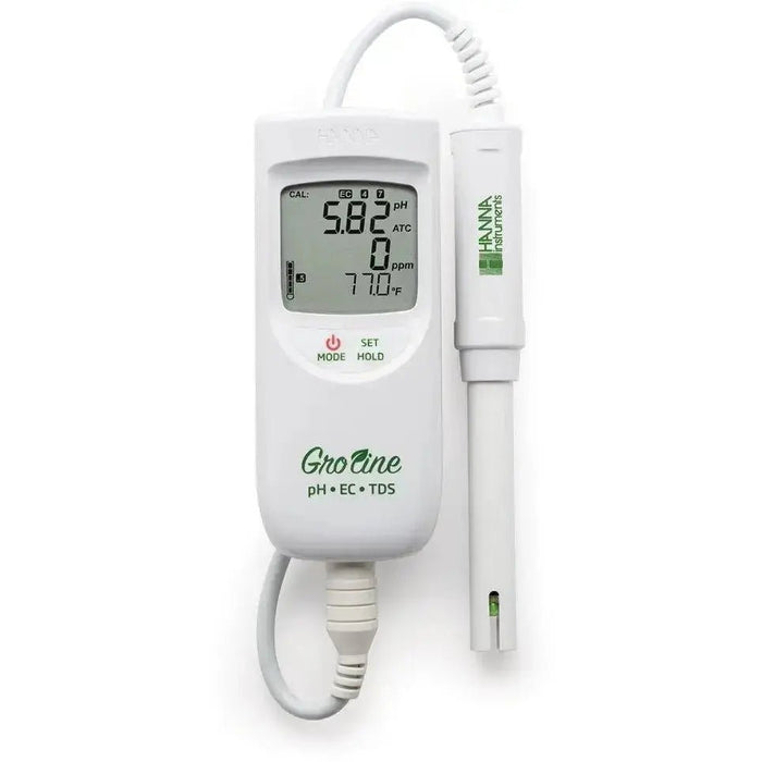 GroLine Waterproof Portable pH/EC/TDS Meter - HydroPros