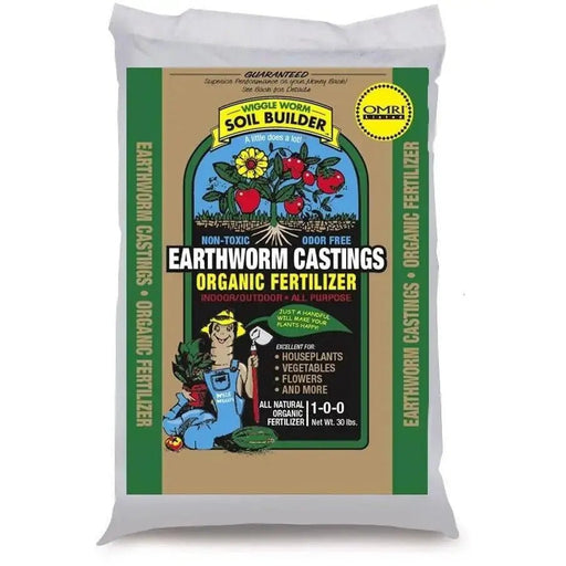 Wiggle Worm Earthworm Castings, 30 lbs - HydroPros