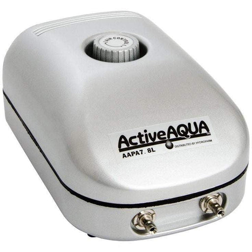 Active Aqua Air Pump, 2 Outlets, 3W, 7.8 L/min - [hydropros]
