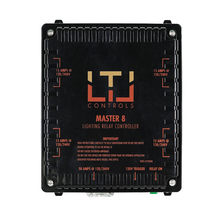 LTL Controls Master 8 Lighting Relay Controller, 120/240 Volt