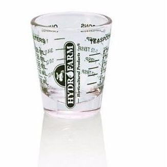 Mini Measuring Shot Glass Measure 1 oz - HydroPros.com