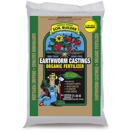 Wiggle Worm Earthworm Castings, 30 lbs - HydroPros.com