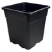 Gro Pro Black Square Pot - HydroPros.com