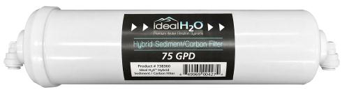 Hybrid Sediment/Carbon Filter H2O 738360