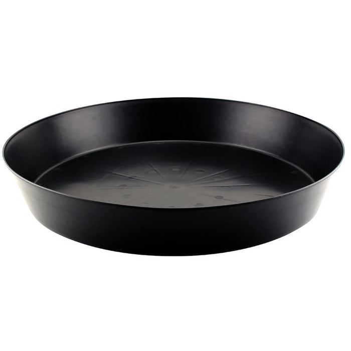 Black Premium Plastic Saucer 20 Inch - HydroPros.com