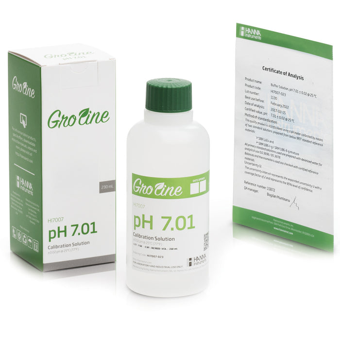 Groline pH 7.01 Calibration Solution